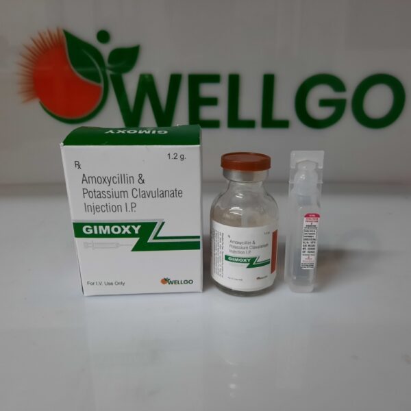 Amoxicillin 1gm+Potassium clavulanate 200mg DRY INJECTION