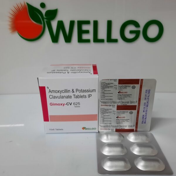 Amoxicillin 500mg + Potassium Clavulanate 125mg PCD
