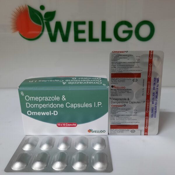 Omeprazole 20Mg + Domperidone 10Mg Capsules PCD