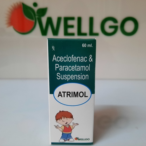 Aceclofenac 50mg+ Paracetamol 125mg SYRUP