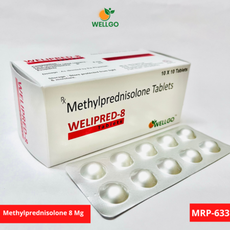 Methylprednisolone Tablets Ip 8 Mg