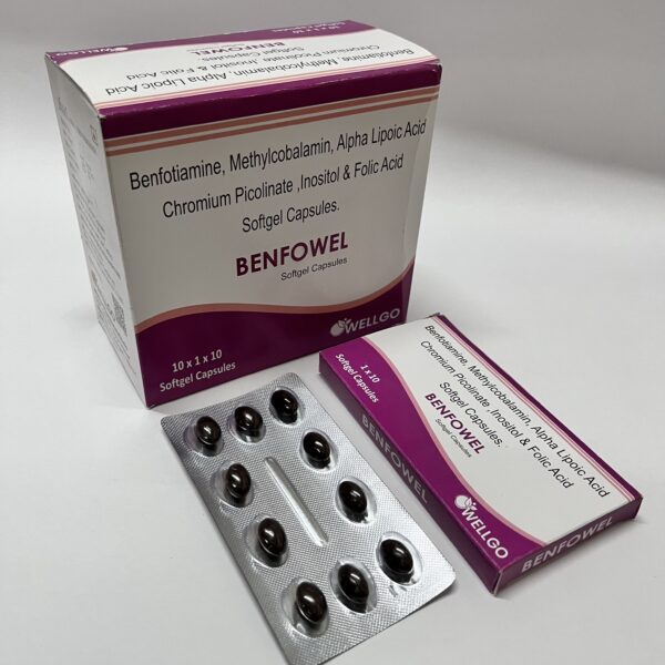 benfotiamine methylcobalamin and alphalipoic acid softgel capsules