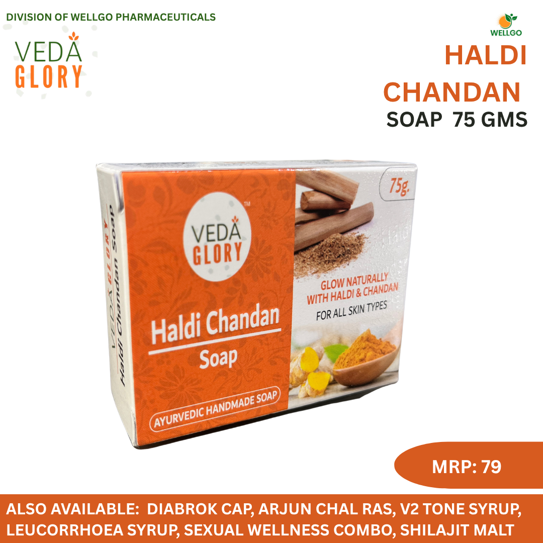 Wellgo Haldi Chandan Soap