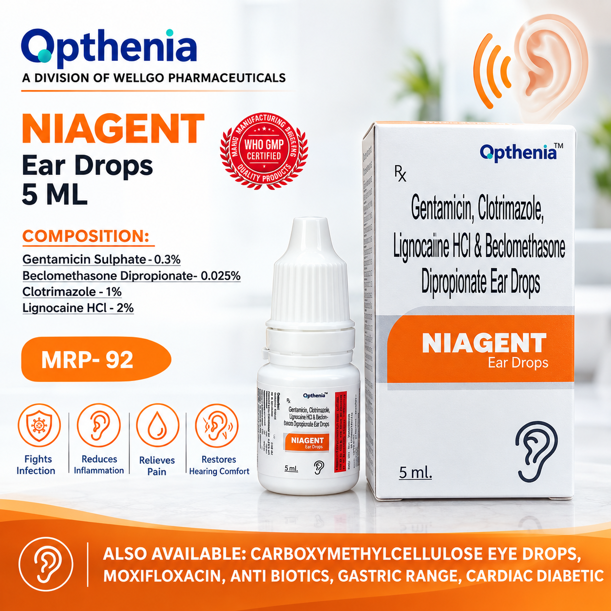Niagent Ear drops